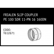 Marley Frialen Slip Coupler PE100 SDR 11-PN 16 160DN - T612671